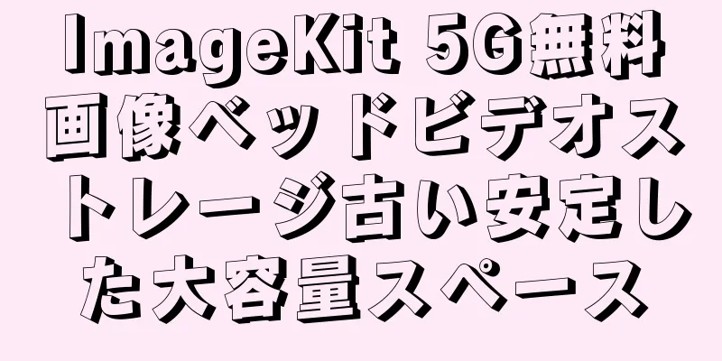ImageKit 5G無料画像ベッドビデオストレージ古い安定した大容量スペース