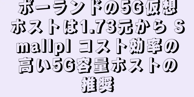 ポーランドの5G仮想ホストは1.73元から Smallpl コスト効率の高い5G容量ホストの推奨