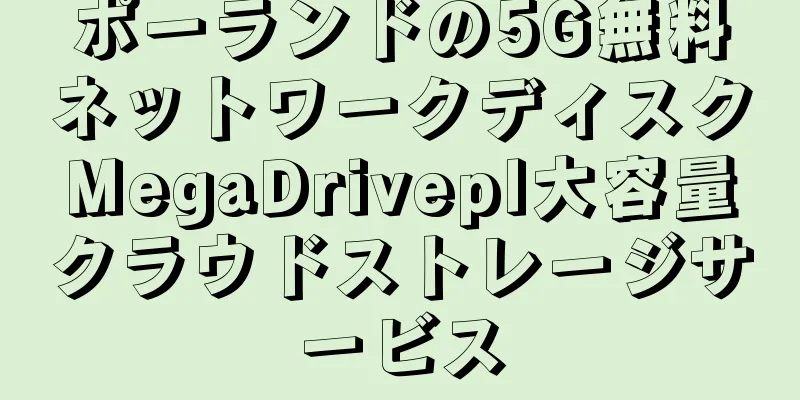 ポーランドの5G無料ネットワークディスクMegaDrivepl大容量クラウドストレージサービス