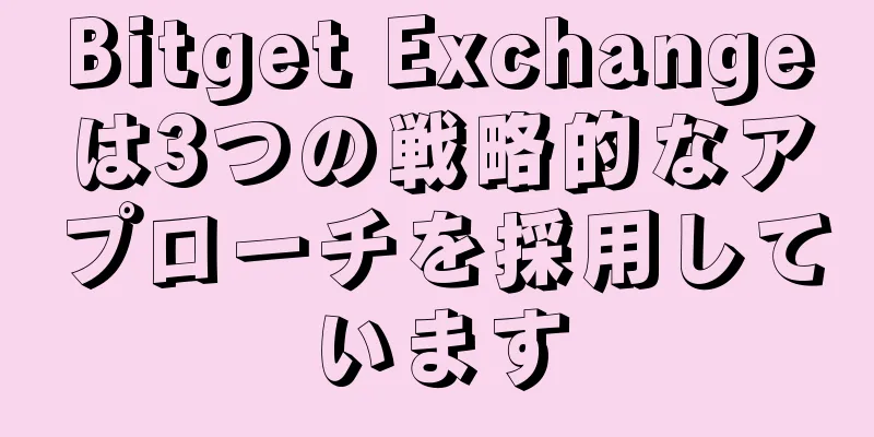 Bitget Exchangeは3つの戦略的なアプローチを採用しています