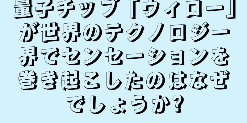量子チップ「ウィロー」が世界のテクノロジー界でセンセーションを巻き起こしたのはなぜでしょうか?