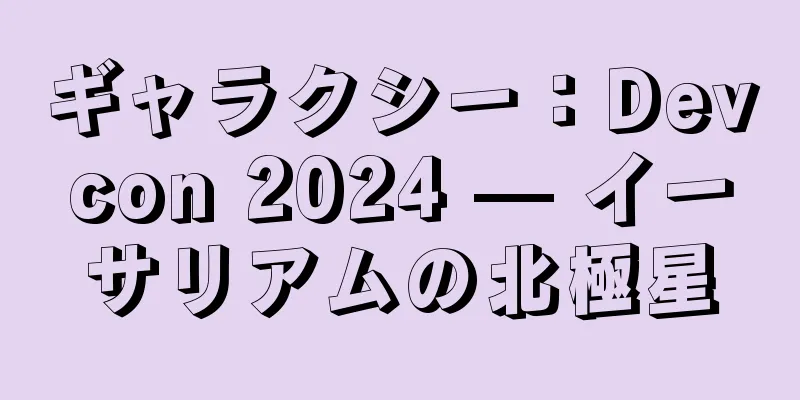 ギャラクシー：Devcon 2024 — イーサリアムの北極星
