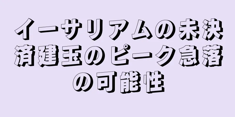 イーサリアムの未決済建玉のピーク急落の可能性