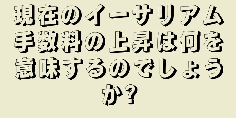 現在のイーサリアム手数料の上昇は何を意味するのでしょうか?
