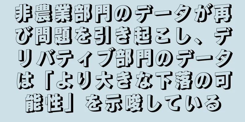 非農業部門のデータが再び問題を引き起こし、デリバティブ部門のデータは「より大きな下落の可能性」を示唆している