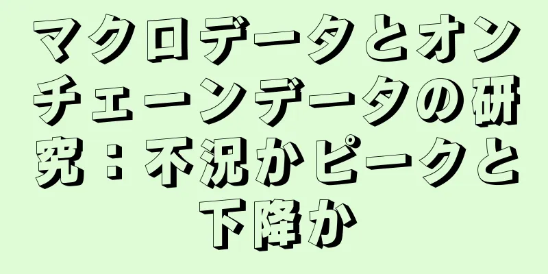 マクロデータとオンチェーンデータの研究：不況かピークと下降か