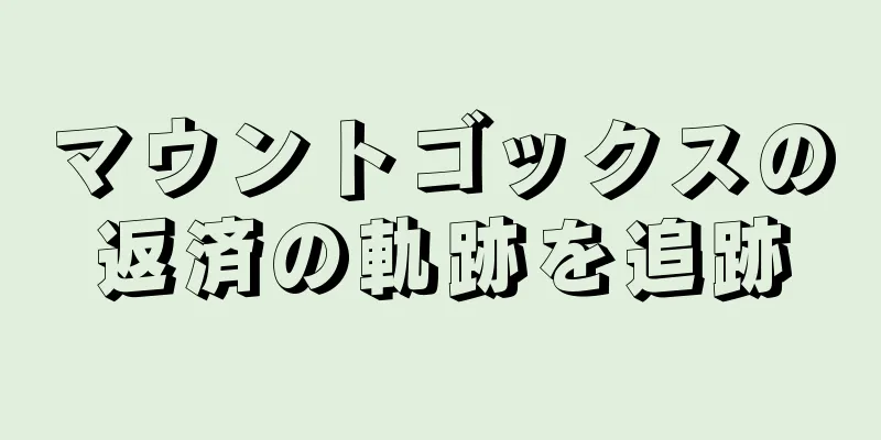 マウントゴックスの返済の軌跡を追跡