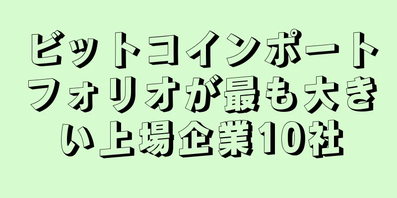 ビットコインポートフォリオが最も大きい上場企業10社