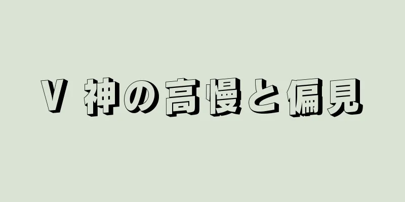 V 神の高慢と偏見