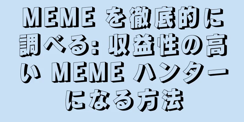 MEME を徹底的に調べる: 収益性の高い MEME ハンターになる方法