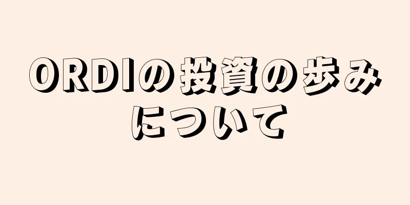 ORDIの投資の歩みについて