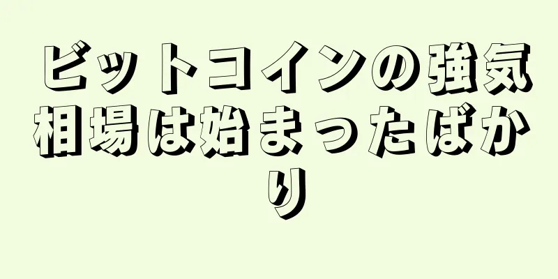 ビットコインの強気相場は始まったばかり