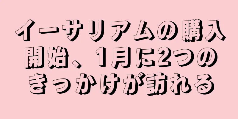 イーサリアムの購入開始、1月に2つのきっかけが訪れる