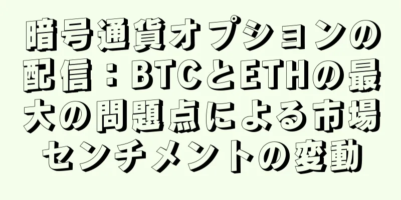 暗号通貨オプションの配信：BTCとETHの最大の問題点による市場センチメントの変動