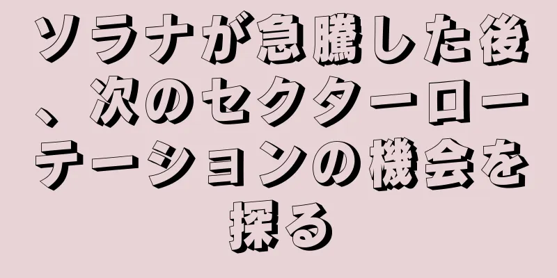 ソラナが急騰した後、次のセクターローテーションの機会を探る