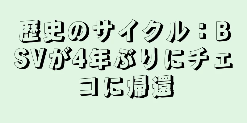 歴史のサイクル：BSVが4年ぶりにチェコに帰還