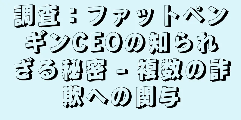 調査：ファットペンギンCEOの知られざる秘密 - 複数の詐欺への関与