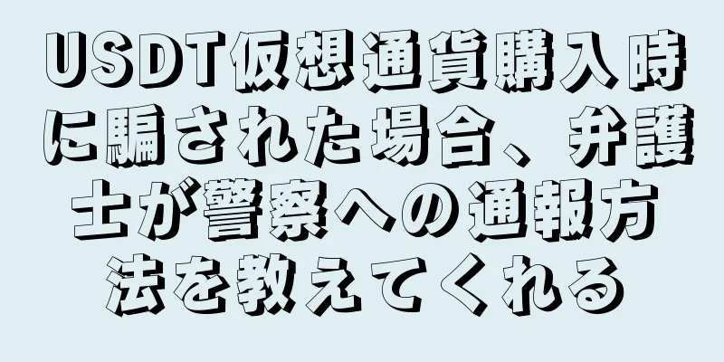 USDT仮想通貨購入時に騙された場合、弁護士が警察への通報方法を教えてくれる