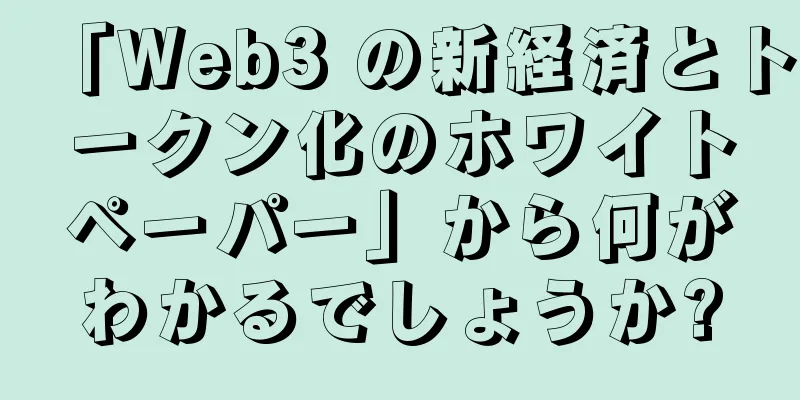 「Web3 の新経済とトークン化のホワイトペーパー」から何がわかるでしょうか?