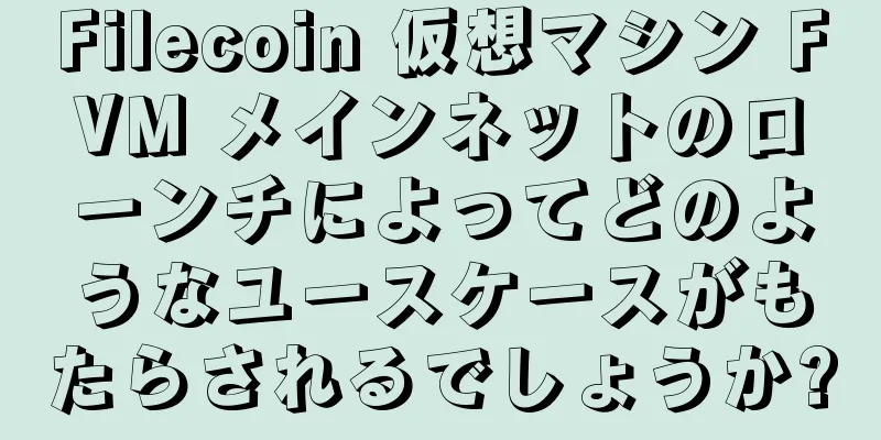 Filecoin 仮想マシン FVM メインネットのローンチによってどのようなユースケースがもたらされるでしょうか?