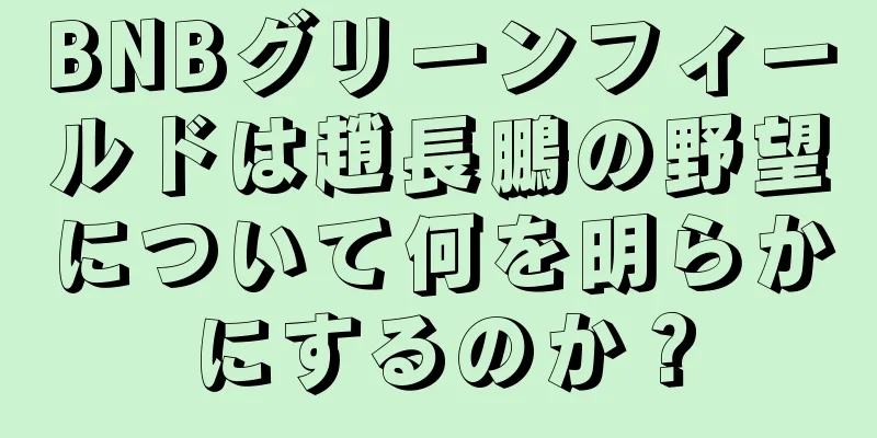 BNBグリーンフィールドは趙長鵬の野望について何を明らかにするのか？