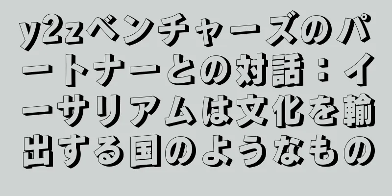 y2zベンチャーズのパートナーとの対話：イーサリアムは文化を輸出する国のようなもの