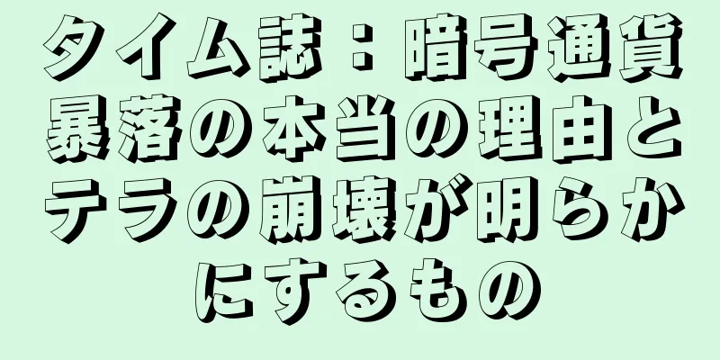 タイム誌：暗号通貨暴落の本当の理由とテラの崩壊が明らかにするもの