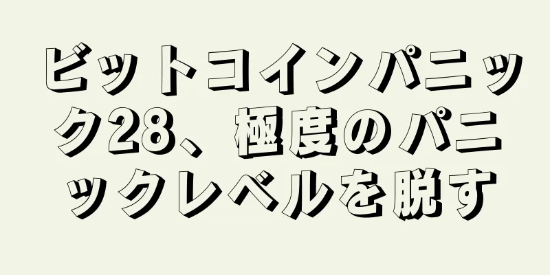 ビットコインパニック28、極度のパニックレベルを脱す