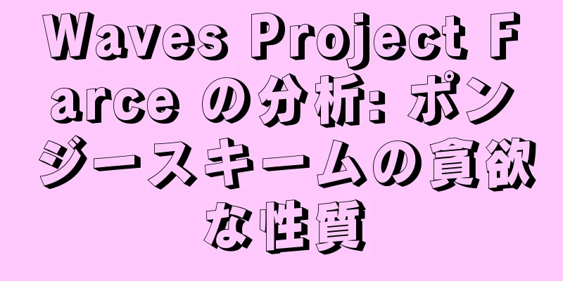 Waves Project Farce の分析: ポンジースキームの貪欲な性質