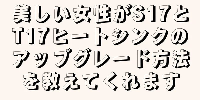 美しい女性がS17とT17ヒートシンクのアップグレード方法を教えてくれます