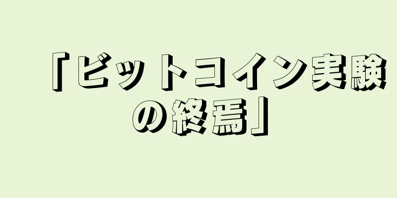 「ビットコイン実験の終焉」