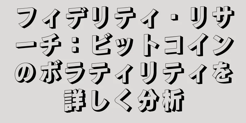 フィデリティ・リサーチ：ビットコインのボラティリティを詳しく分析