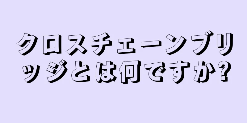 クロスチェーンブリッジとは何ですか?