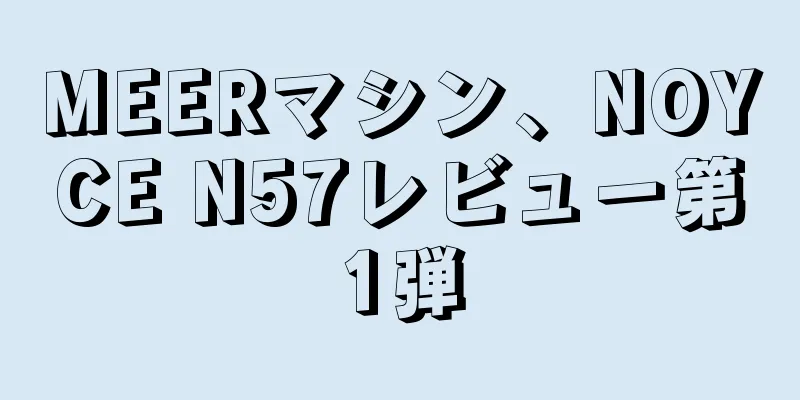 MEERマシン、NOYCE N57レビュー第1弾