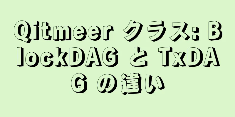 Qitmeer クラス: BlockDAG と TxDAG の違い