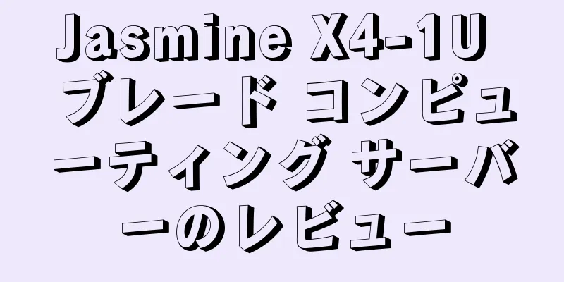 Jasmine X4-1U ブレード コンピューティング サーバーのレビュー