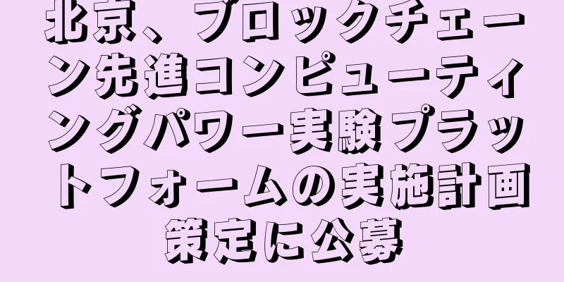 北京、ブロックチェーン先進コンピューティングパワー実験プラットフォームの実施計画策定に公募