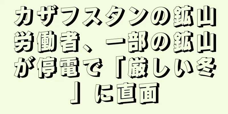 カザフスタンの鉱山労働者、一部の鉱山が停電で「厳しい冬」に直面