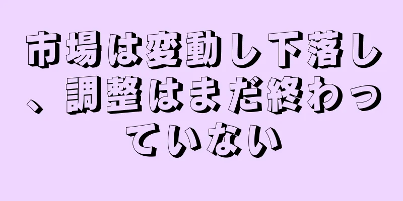 市場は変動し下落し、調整はまだ終わっていない