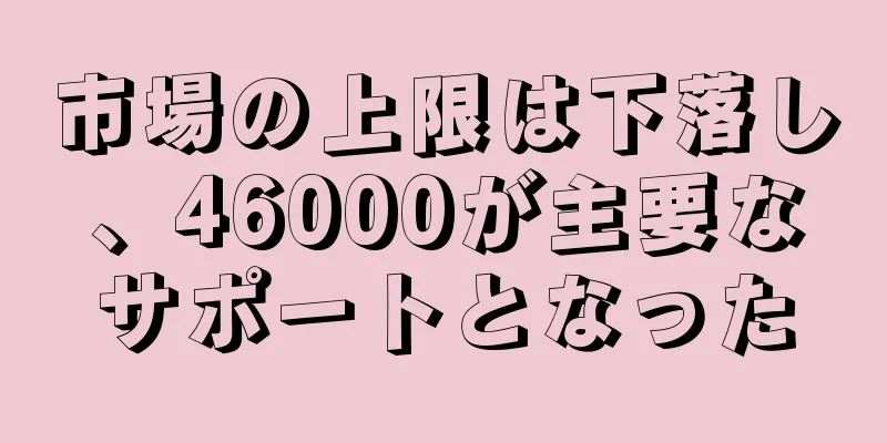 市場の上限は下落し、46000が主要なサポートとなった