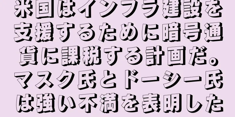 米国はインフラ建設を支援するために暗号通貨に課税する計画だ。マスク氏とドーシー氏は強い不満を表明した