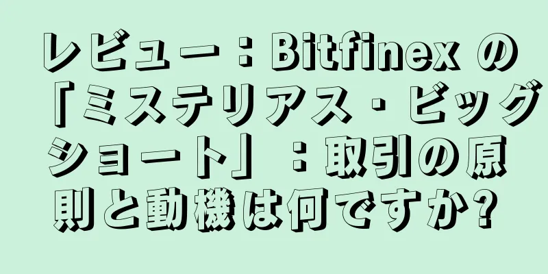レビュー：Bitfinex の「ミステリアス・ビッグショート」：取引の原則と動機は何ですか?