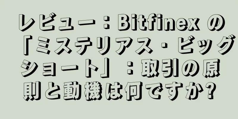 レビュー：Bitfinex の「ミステリアス・ビッグショート」：取引の原則と動機は何ですか?