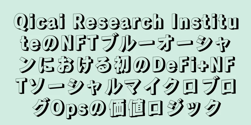Qicai Research InstituteのNFTブルーオーシャンにおける初のDeFi+NFTソーシャルマイクロブログOpsの価値ロジック