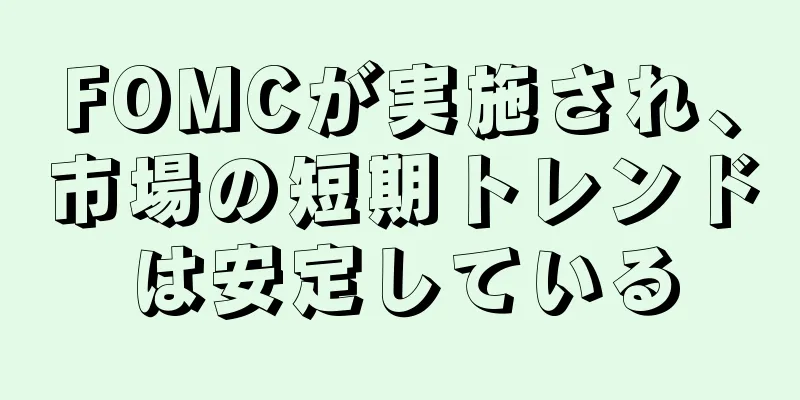 FOMCが実施され、市場の短期トレンドは安定している