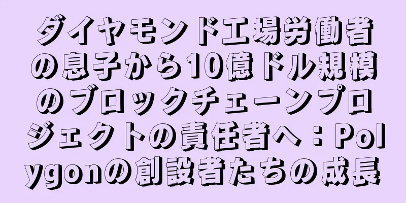 ダイヤモンド工場労働者の息子から10億ドル規模のブロックチェーンプロジェクトの責任者へ：Polygonの創設者たちの成長
