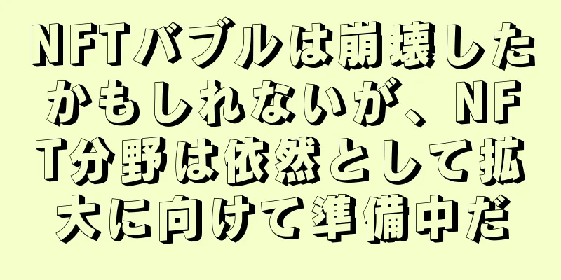 NFTバブルは崩壊したかもしれないが、NFT分野は依然として拡大に向けて準備中だ