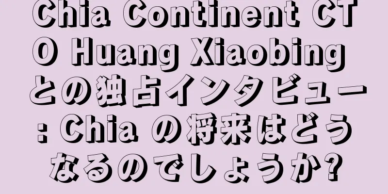 Chia Continent CTO Huang Xiaobing との独占インタビュー: Chia の将来はどうなるのでしょうか?