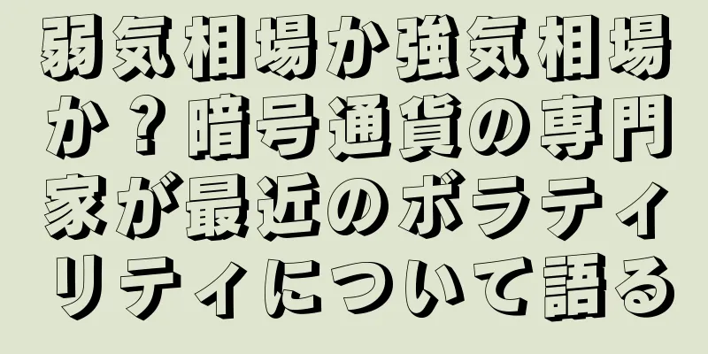 弱気相場か強気相場か？暗号通貨の専門家が最近のボラティリティについて語る