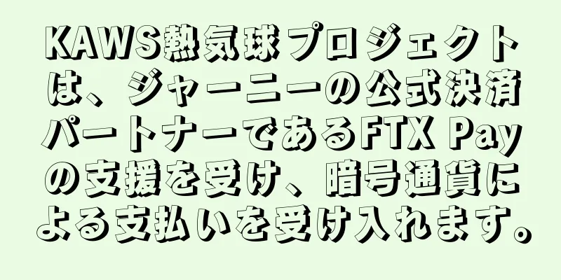 KAWS熱気球プロジェクトは、ジャーニーの公式決済パートナーであるFTX Payの支援を受け、暗号通貨による支払いを受け入れます。